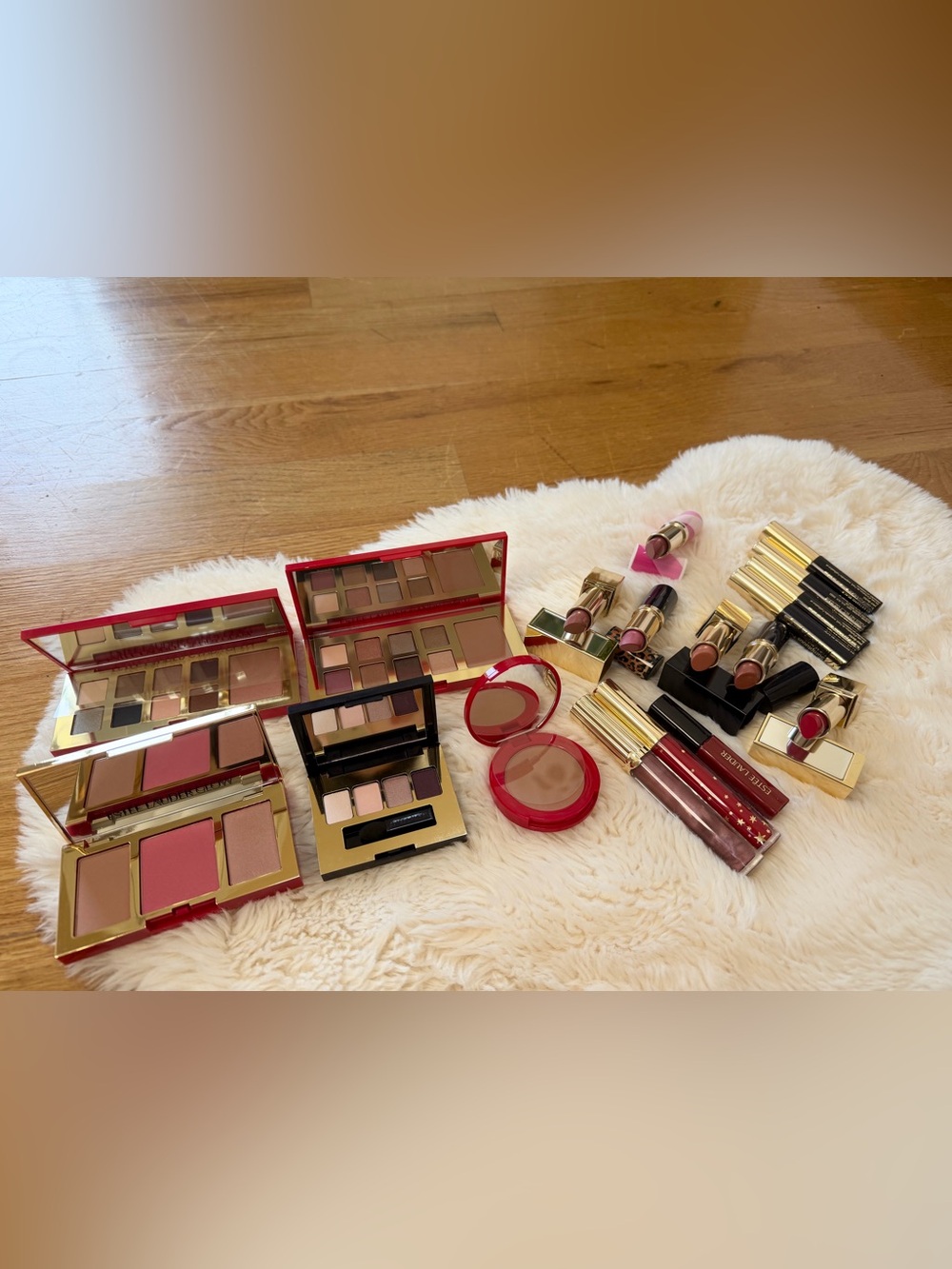 Estee Lauder Eyeshadow & Lip Set in Pink, Nude, Mauve